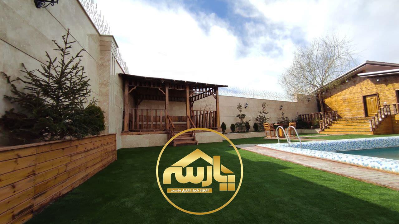 باغ ویلا 1300متری در ملارد واقع در منطقه سرسبز وخوش آب وهوای لم آباد