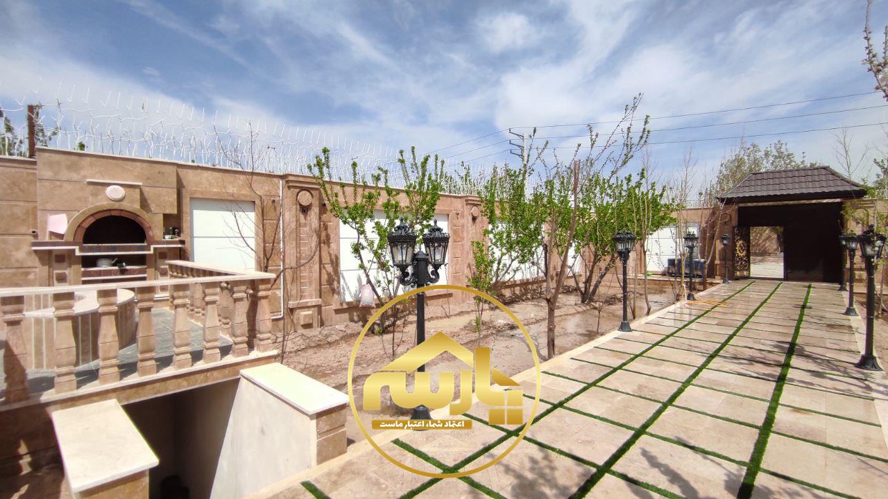 باغ ویلای 450 متری با 100 متر بنای سنگی شیک در منطقه خوشنام سرسبز
