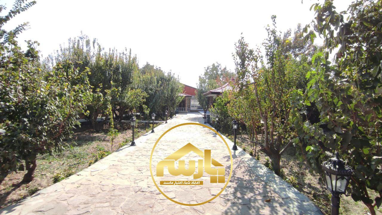 باغ ویلای 1170 متری لاکچری با 130 متر بنای لوکس در منطقه ابراهیم اباد شهریار 