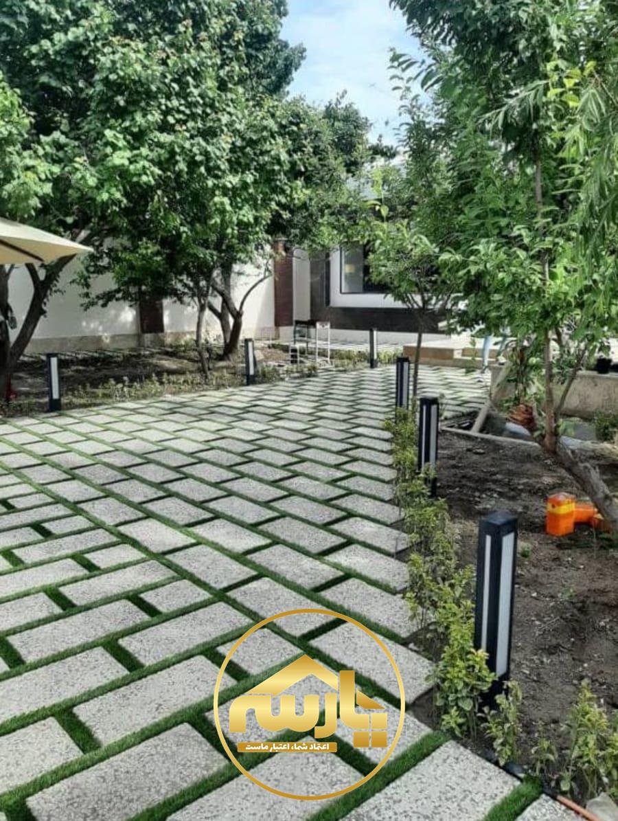 باغ ویلای 400 متری لوکس با 120 متر بنای شیک در منطقه لم آباد ملارد