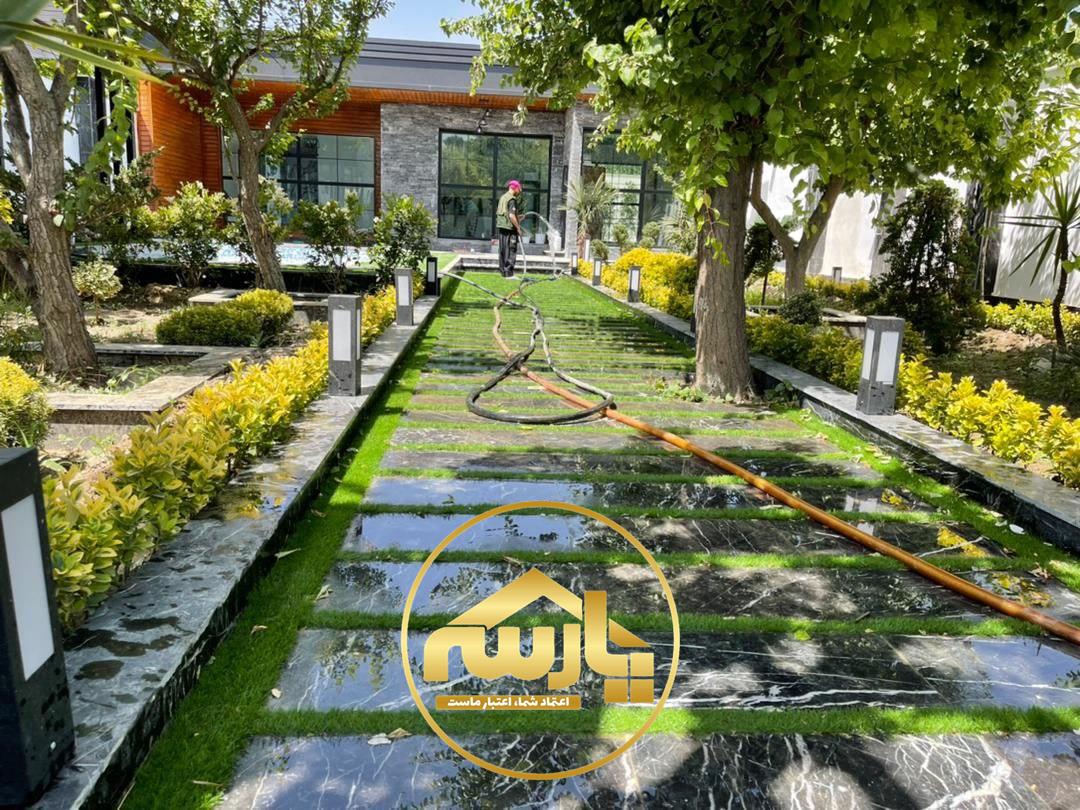 باغ ویلای 570 متری با 100 متر بنای بی نظیر در منطقه لم آباد ملارد