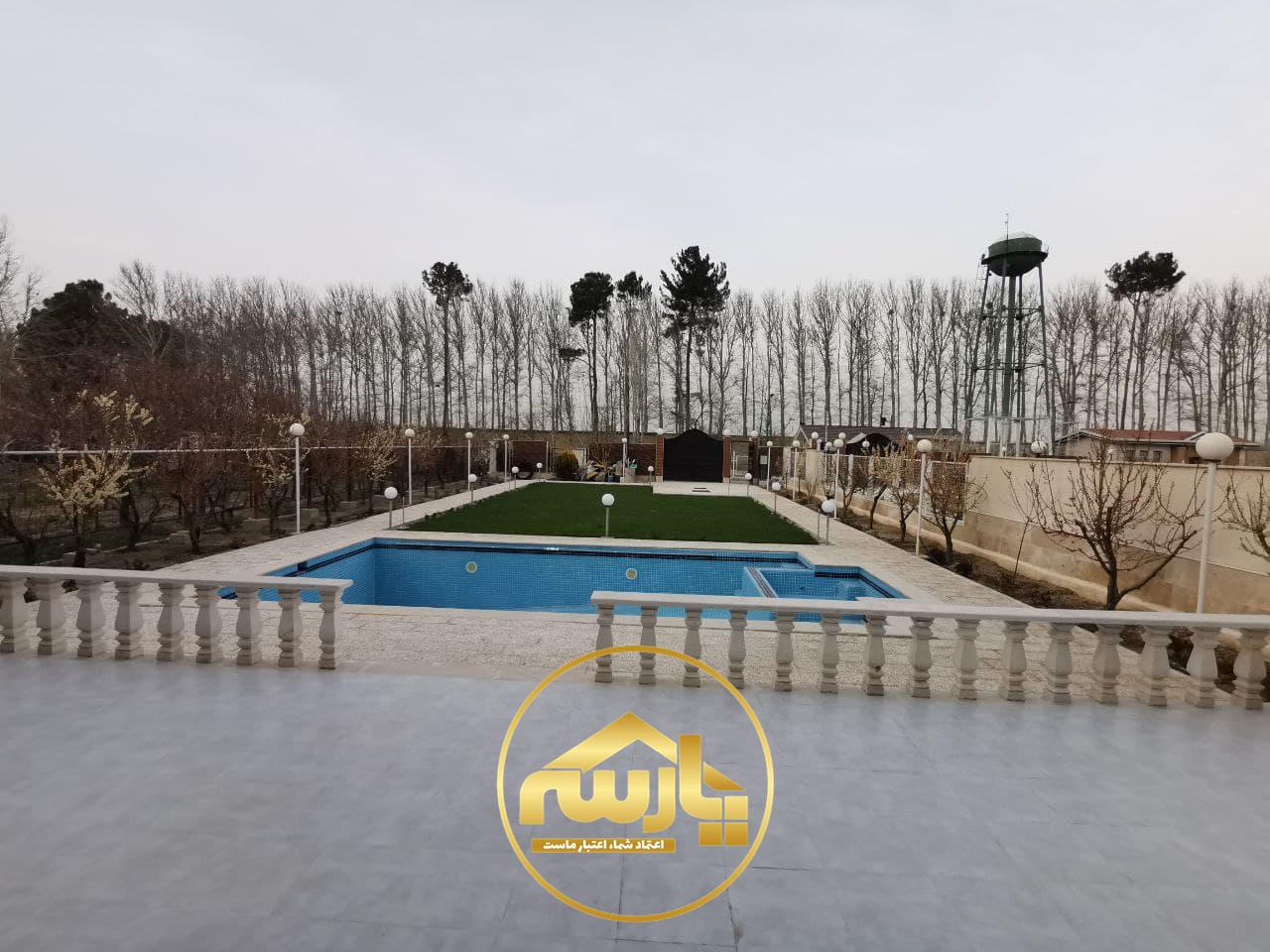 باغ ویلای 1000 متری با 200 متر بنای لوکس در منطقه ارسطو خوشنام 